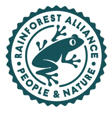 Rainforest alliance, лягушка, знак, символ