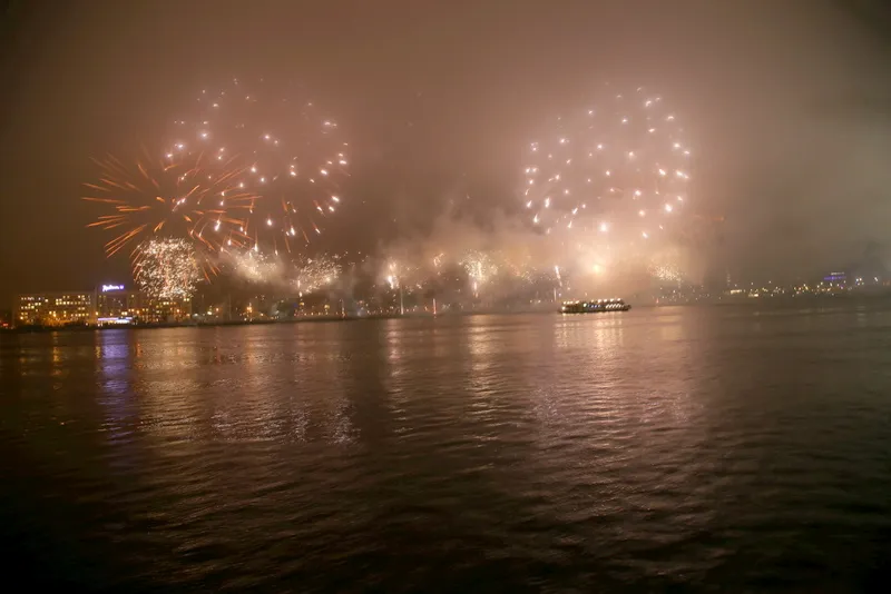 новый год 2018, салют