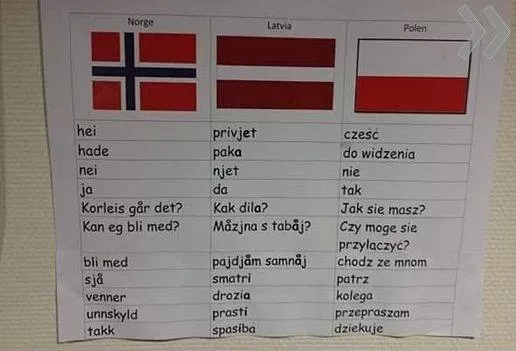 русский язык в детсаду норвегии