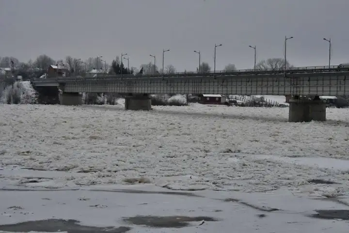 Уровень воды в Даугаве на территории Екабпилса повысился примерно на метр