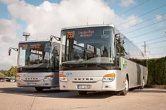 «Liepājas autobusu parks» pirmdien Ogres novada reģionālajos autobusu maršrutos neizpildīs sešus reisus