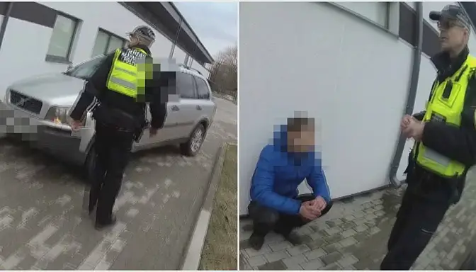 Такое возможно только в Болдерае: пьяный припарковался у здания полиции, а опомнившись, пытался сбежать