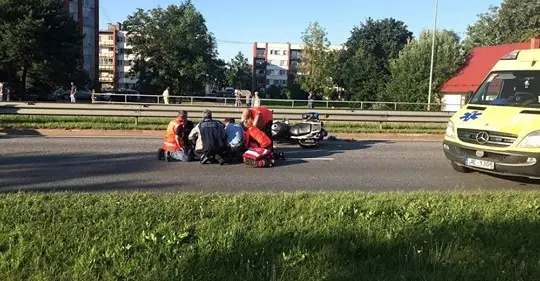 Погоня под Ригой: неадекватный водитель ранил троих полицейских
