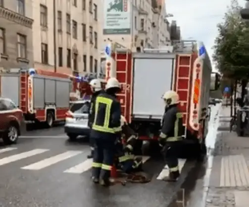 Vakardien likvidēts paaugstinātas bīstamības ugunsgrēks Rīgas centrā