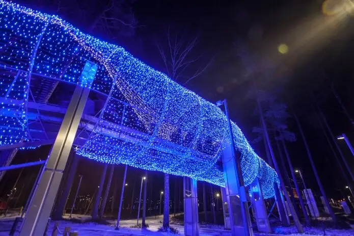 Trešo gadu pēc kārtas Jūrmalā būs ziemas «Gaismas parks»