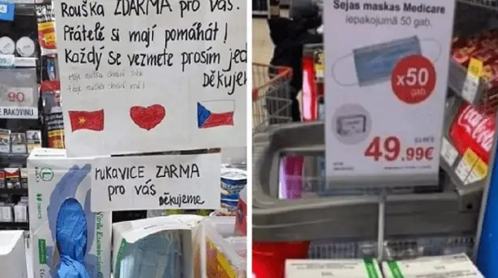 Так где Европа? Два фото из магазинов в Чехии и Латвии