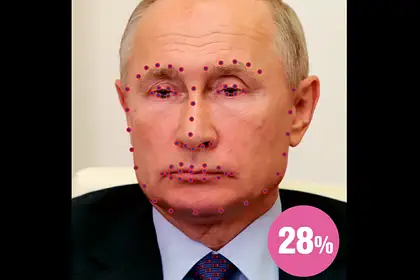 Европейские ученые оценили характер Путина по его лицу