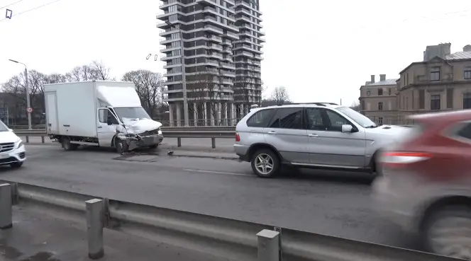 Собака на Вантовом мосту стала причиной серьезной аварии: пострадали трое, а животное погибло
