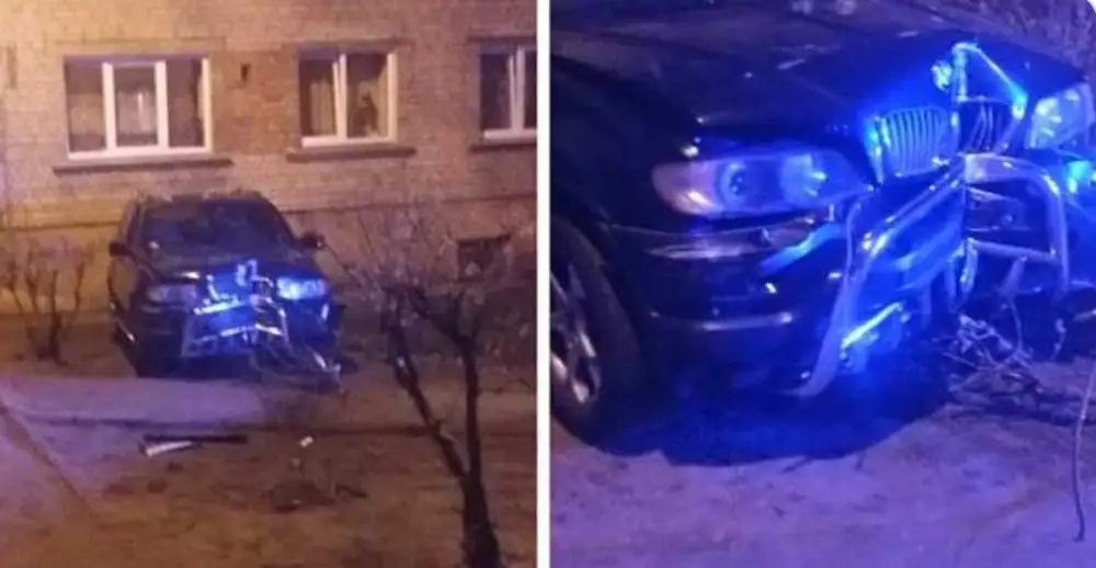 В Ильгюциемсе угнали BMW и повредили им шесть машин (ВИДЕО)