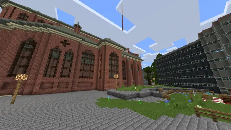 Рига в стиле Minecraft: школьники соревнуются, кто точнее реконструирует город