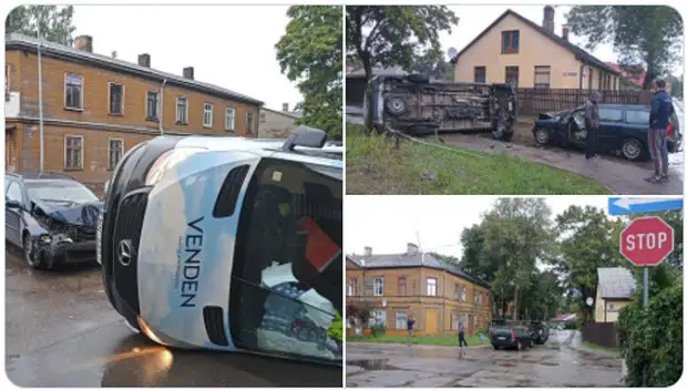 Очередная авария в Чиекуркалнсе: Рижская дума не реагирует на опасное место