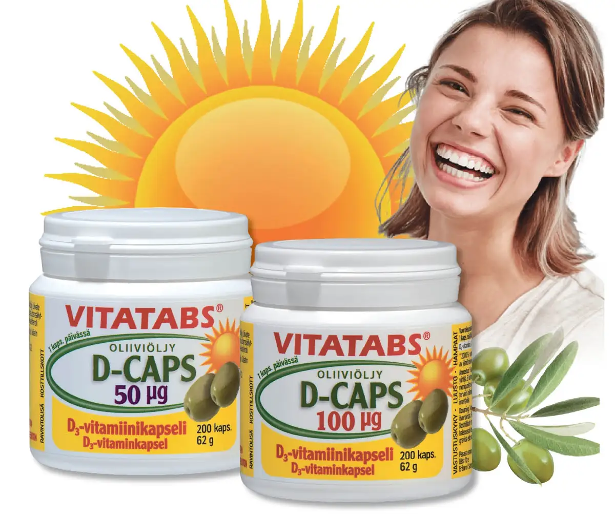Солнце в таблетках: почему нужно принимать Vitatabs D–Caps?