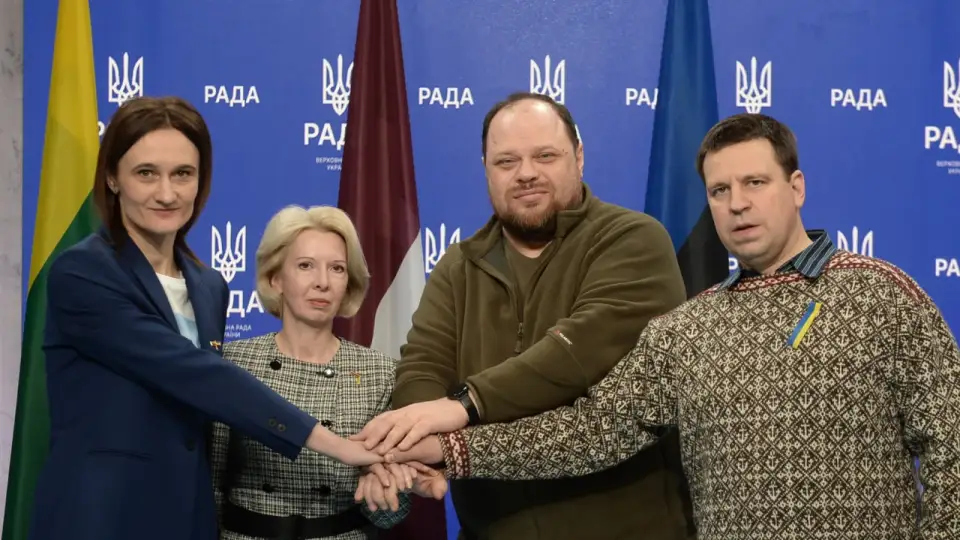 Нужна бесполётная зона: Мурниеце в Киеве вместе с главами парламентов Эстонии и Литвы
