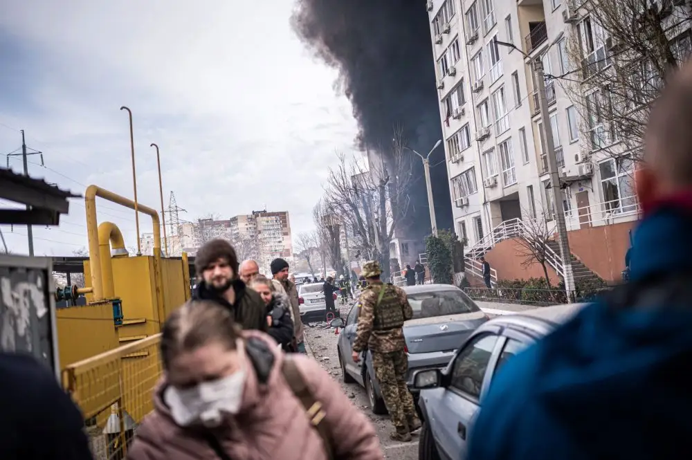 Зеленский и премьер-министр Греции попали под российский обстрел в Одессе