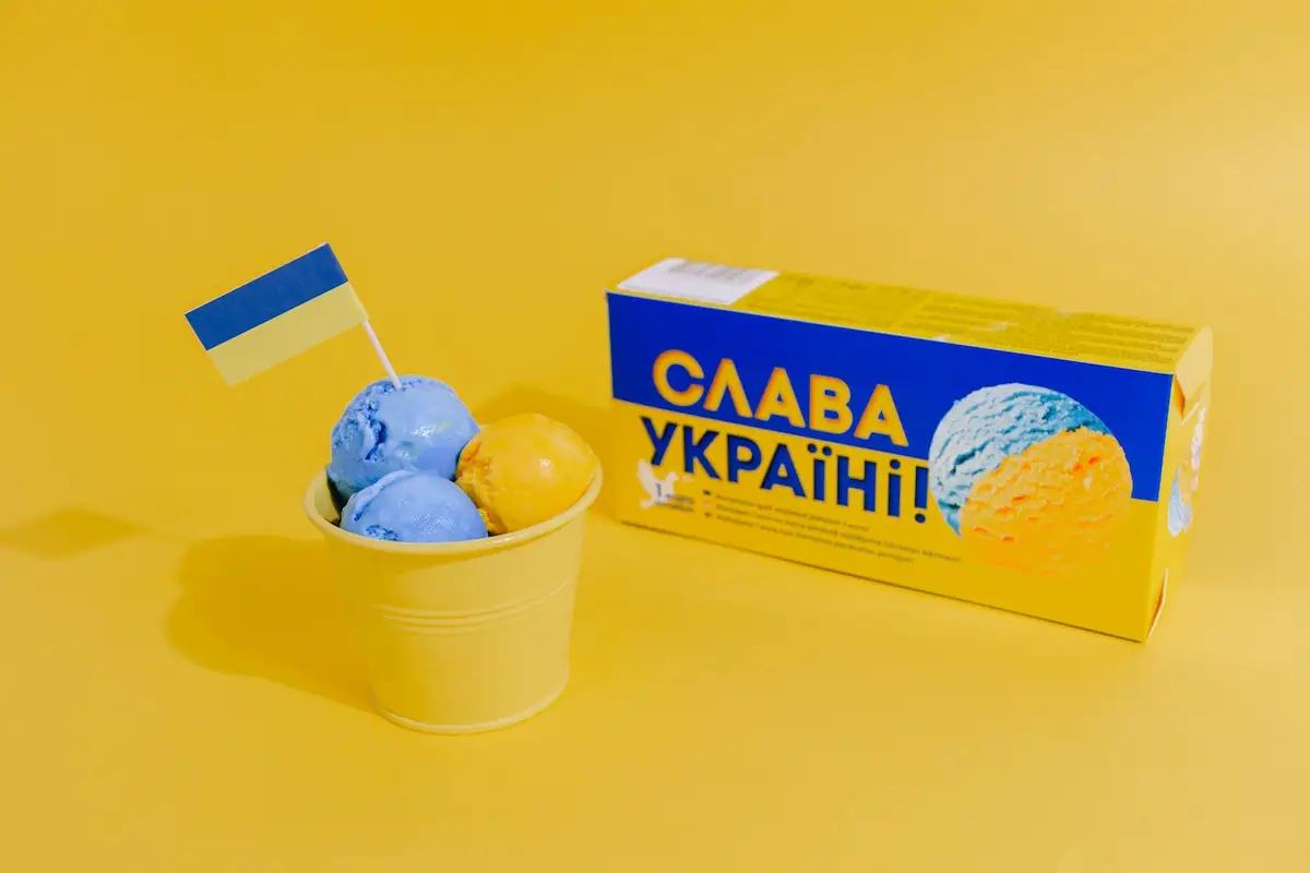 В Латвии выпустили мороженое под названием «Слава Україні»: украинцам его будут выдавать бесплатно