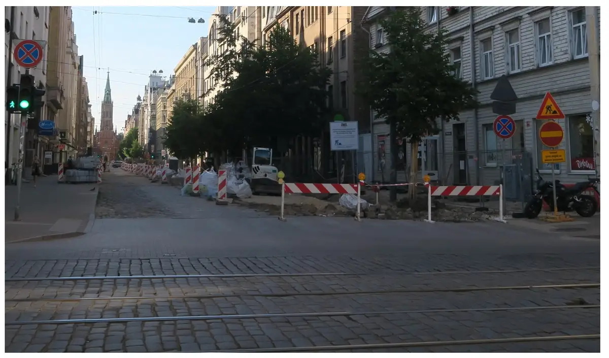 Ģertrūdes ielas remonta laikā Rīgā slēgs 1. trolejbusa maršrutu