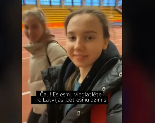 «Я из русской семьи, но я выступаю под латвийским флагом и горжусь этим»: эмоциональное признание юной атлетки (ВИДЕО)