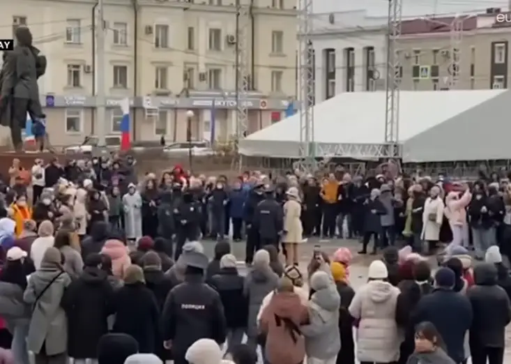 В России продолжаются протесты против мобилизации: репортаж Евроньюз (ВИДЕО)