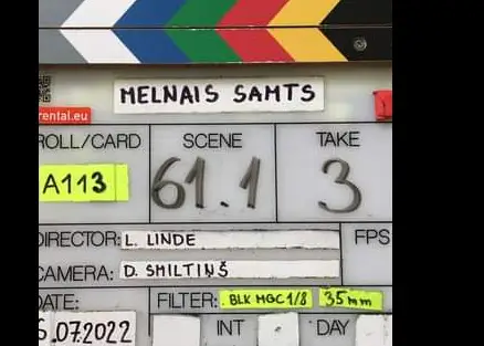 Tallinas starptautiskajā kinofestivālā apbalvota režisores Lindes topošā spēlfilma «Melnais samts»