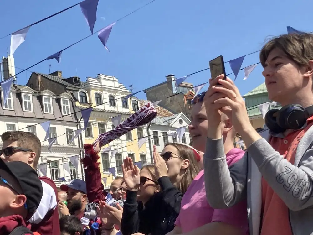 Матч полуфинала Латвия — Канада: 2:4 в пользу Канады (ФОТО, ВИДЕО)