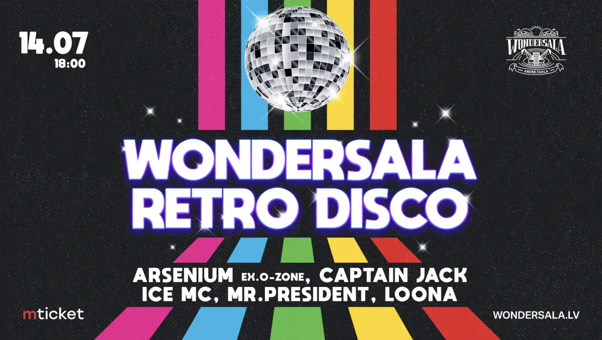 Wondersala Retro Disco в Риге!