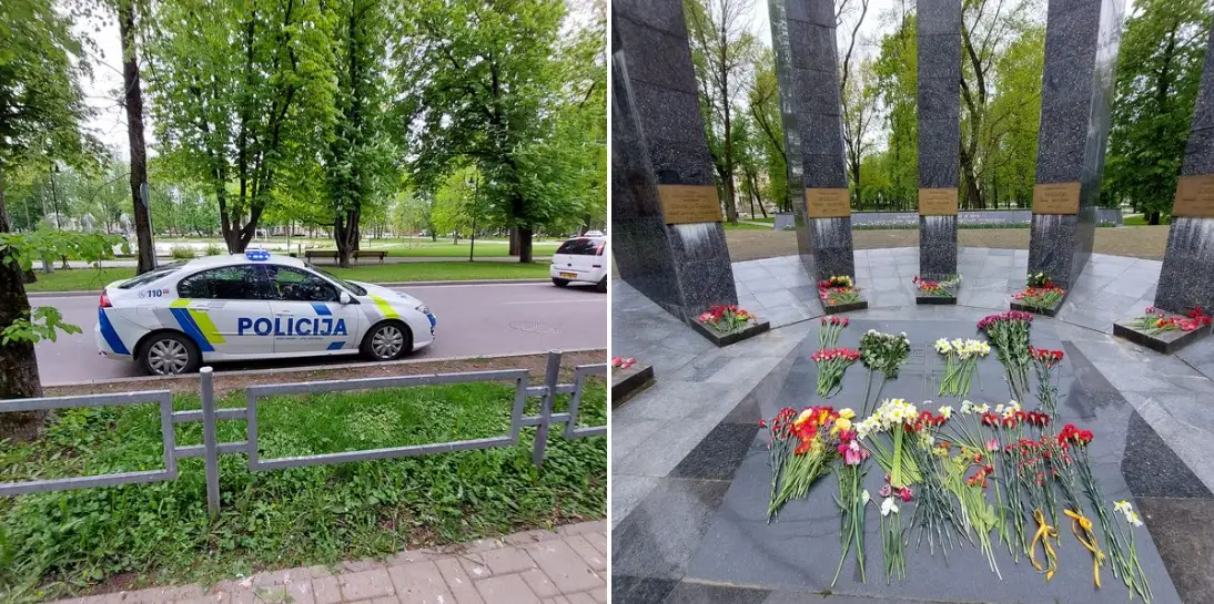 Līdz dienas vidum aizturēti seši 9.maija atzīmētāji