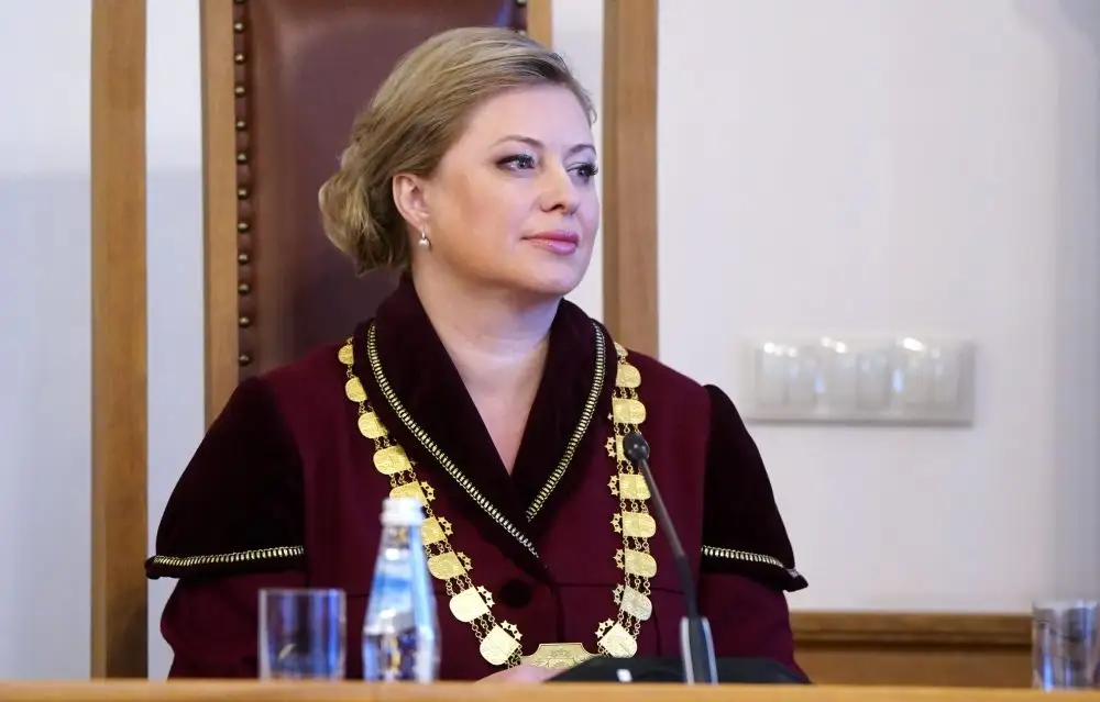 Par Satversmes tiesas priekšsēdētāju ievēlēta tiesnese Kucina