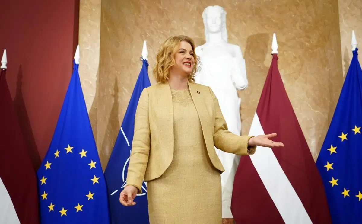 Ministru prezidente: Latvija iesaistās labas gribas koalīcijas izveidē Ukrainas atbalstam