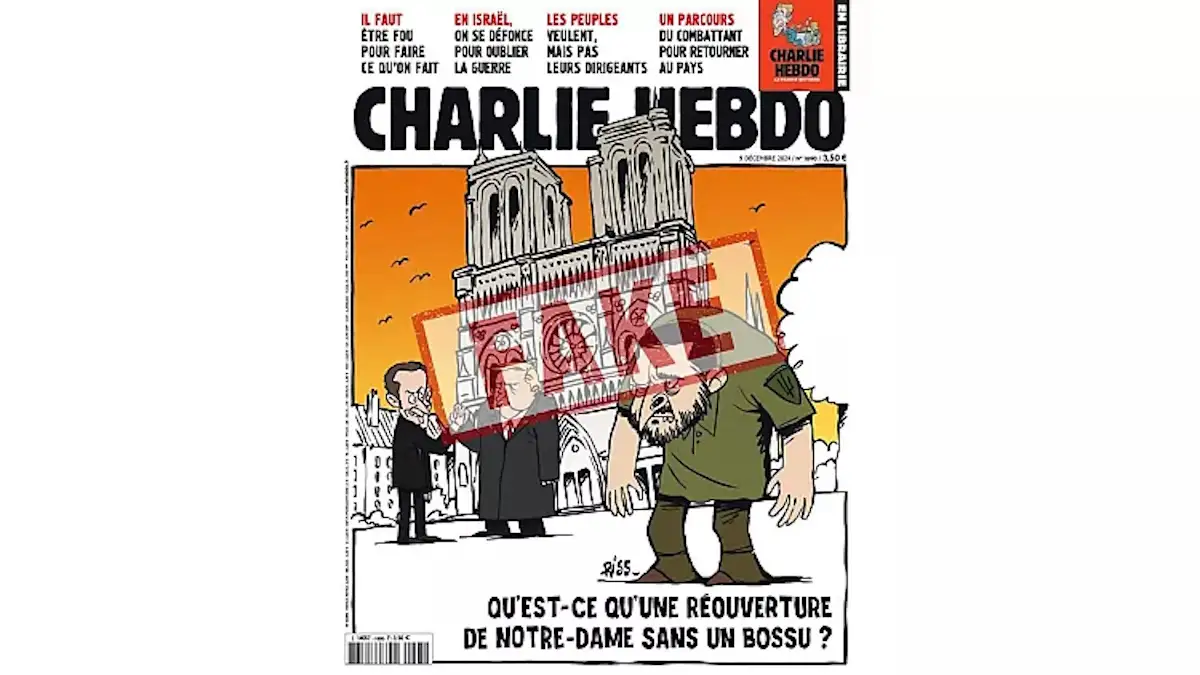 Charlie Hebdo опубликовал номер с карикатурой на Зеленского в виде Квазимодо?