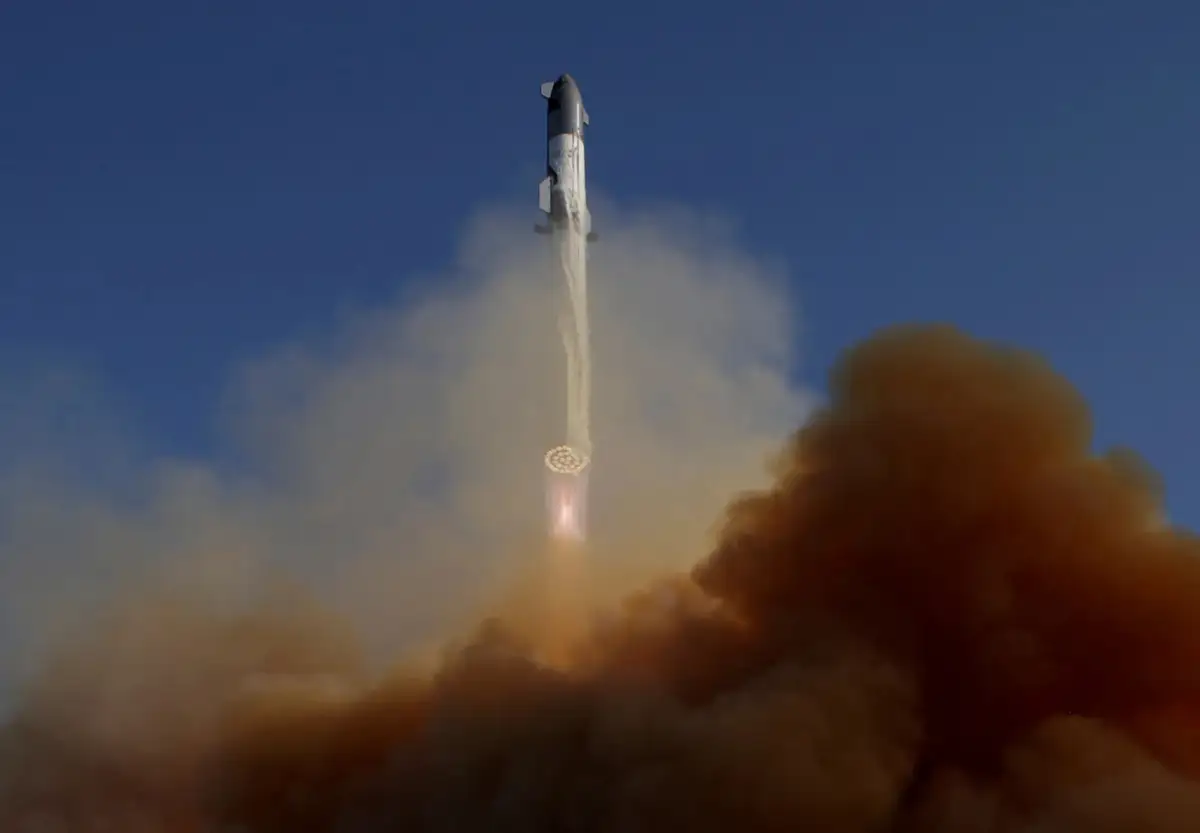 Самая мощная ракета Starship компании Илона Маска SpaceX взорвалась при испытании