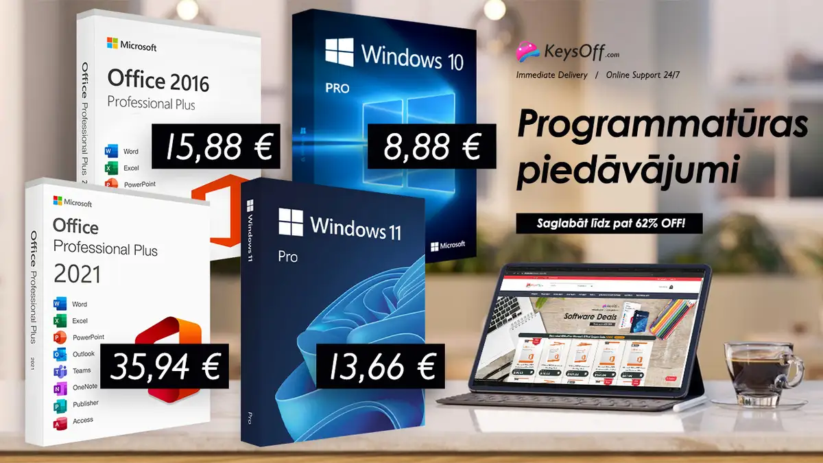 Огромное снижение цен! Office 2021 Pro по цене менее 35 €! Обновитесь до истечения срока действия!