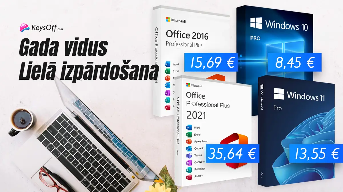 Крупная распродажа Keysoff в середине года! Пожизненные права на использование MS Office 2021 Pro теперь за 28 €!
