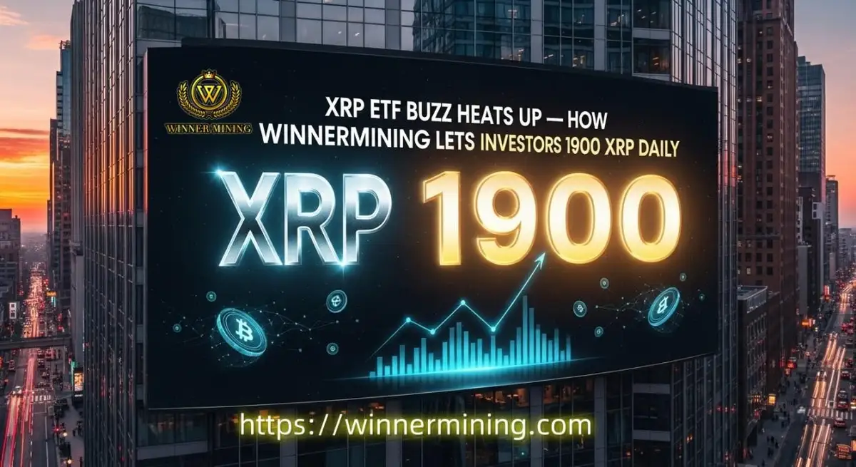 XRP-ETF в центре внимания: как партнёрство с WinnerMining превращает колебания рынка в ежедневный доход в 1 900 XRP
