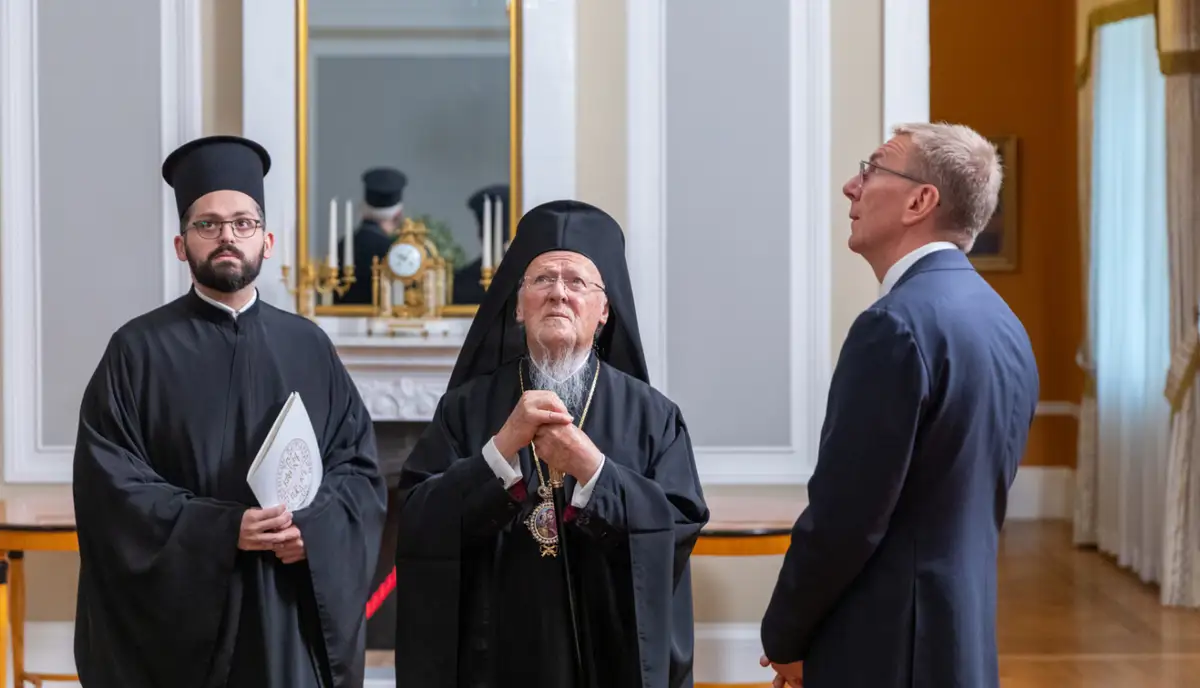 Valsts prezidents pateicas Konstantinopoles ekumeniskajam patriarham par stingro nostāju pret Krievijas agresiju Ukrainā