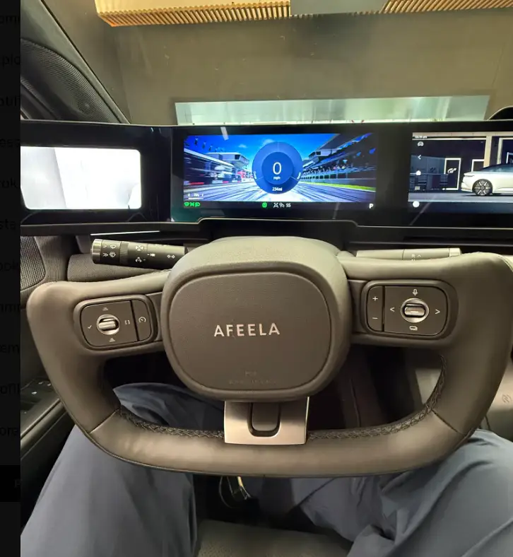 Honda и Sony открыли предзаказы на «движущийся планшет» — Afeela
