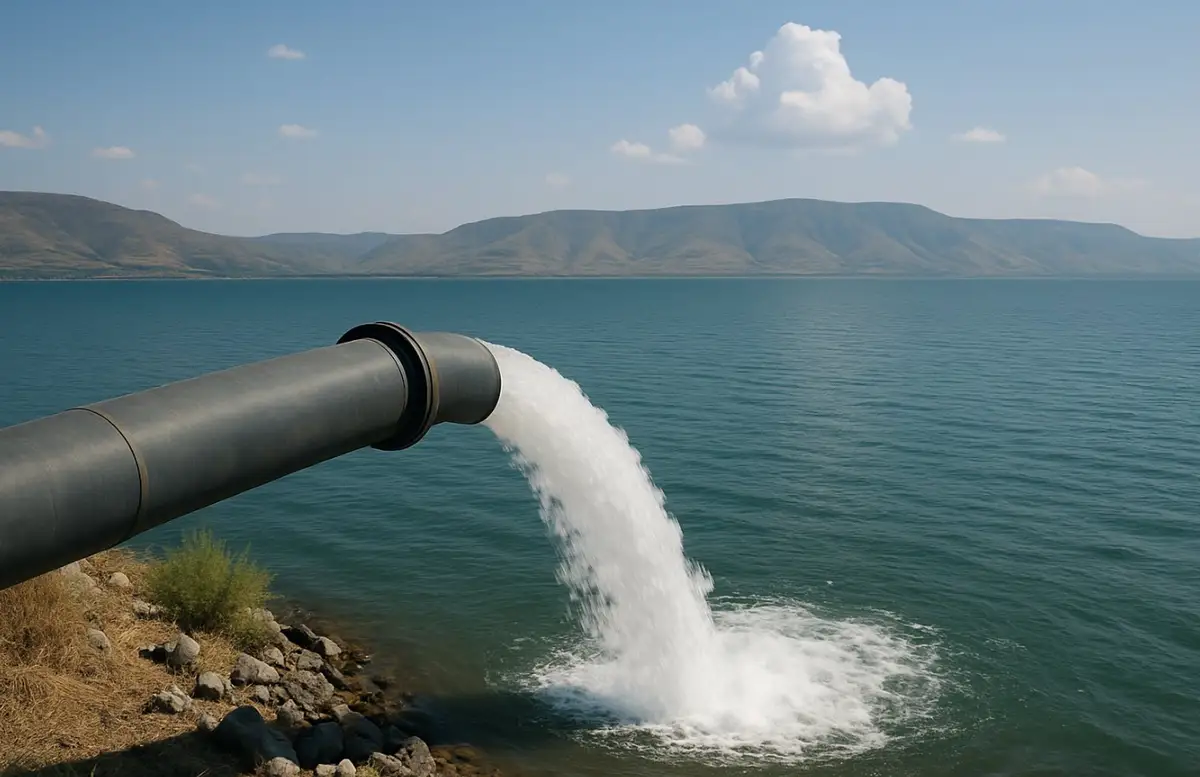 Израиль спасает легендарное озеро морской водой — опреснённой