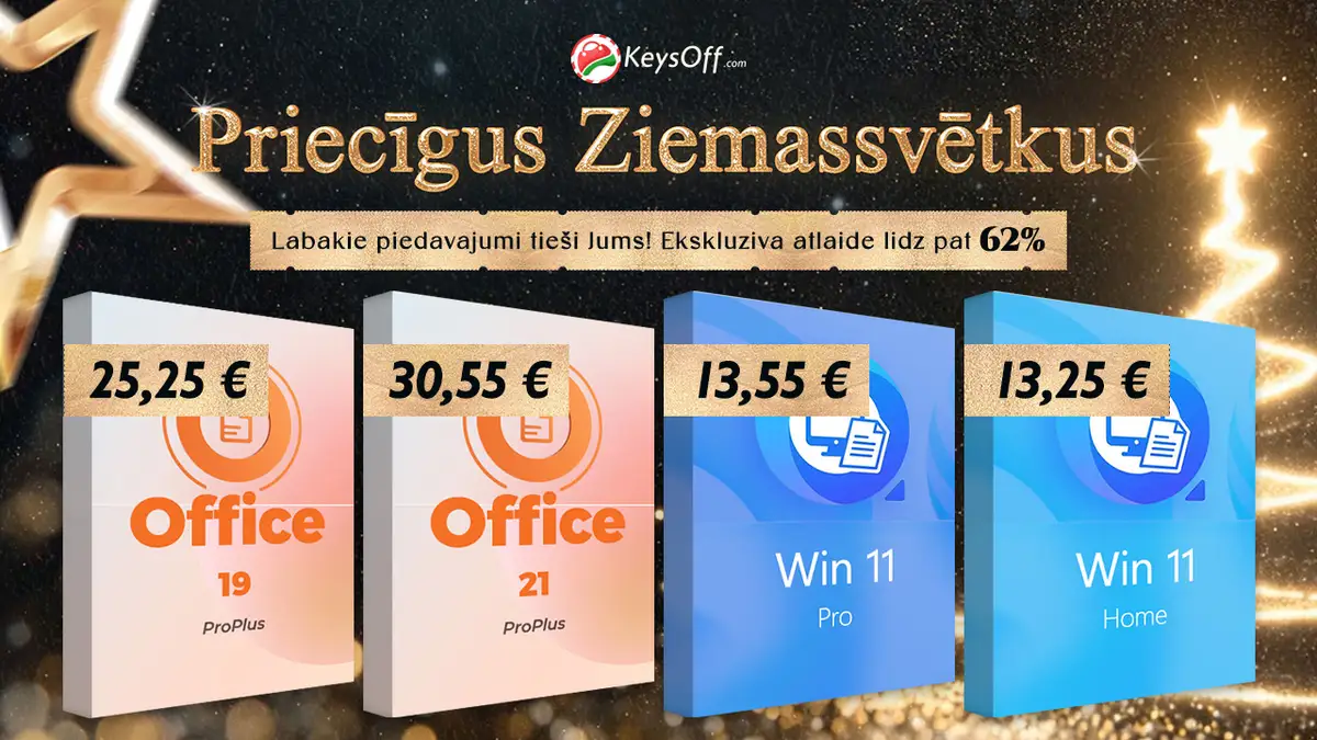 Самый быстрый рождественский магазин: купите Office 2021 Pro всего за 30,55 евро один раз и пользуйтесь Word, Excel и PowerPoint всю жизнь!