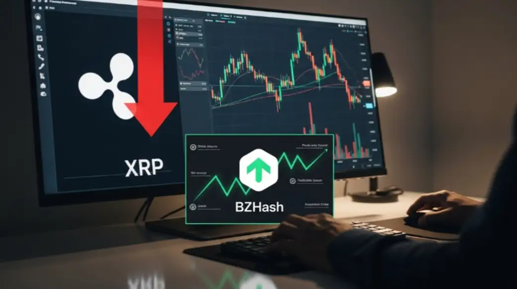 На фоне распродажи XRP и колебаний биткоина инвесторы переходят к BZHash в поисках стабильной прибыли