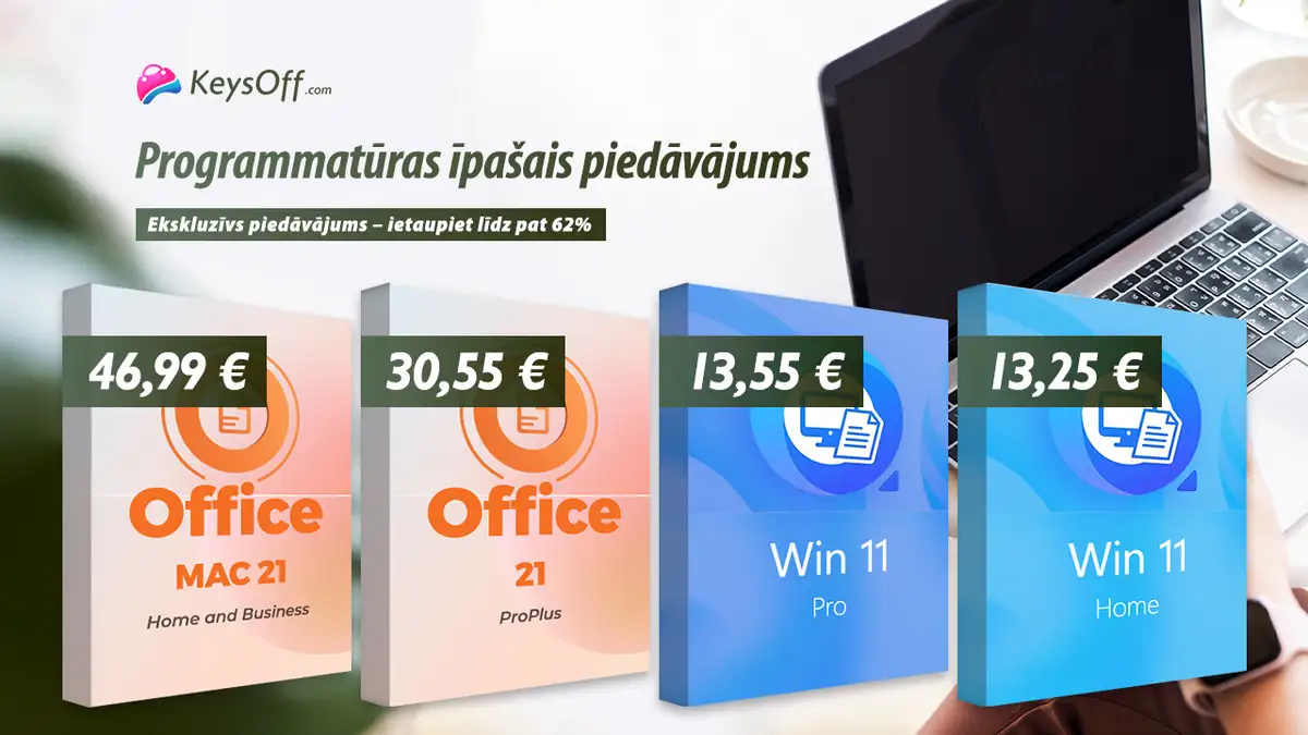 Специальное предложение от Keysoff Software: воспользуйтесь лучшими ценами на Office и оригинальную WinOS всего за 13,55 €!
