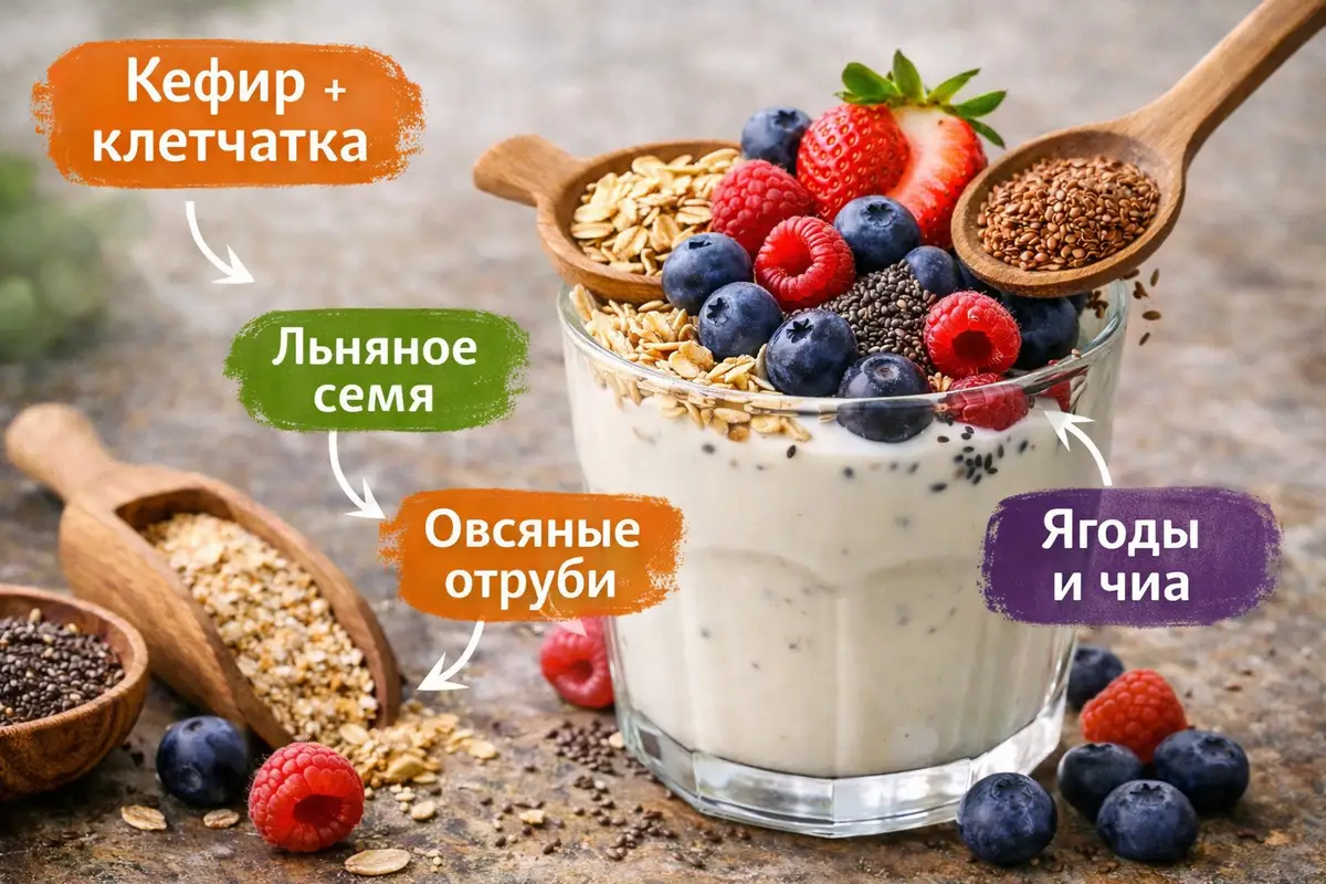 Этот кефир с клетчаткой оказался эффективнее омега-3 — учёные о неожиданном эффекте
