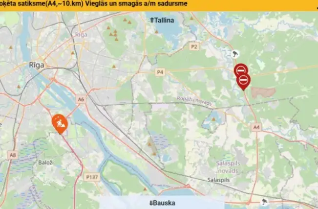 Движение остановлено! ДТП на Рижской окружной