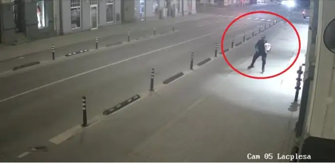 Полиция просит помощи в розыске подозреваемого мужчины (ВИДЕО)
