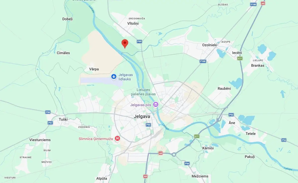 В Елгавском крае заметили ещё один вихрь торнадо. ФОТО