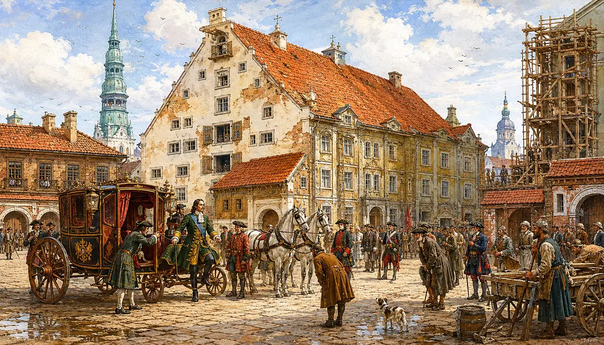 Петр I в доме Данненштерна: старинная рижская легенда