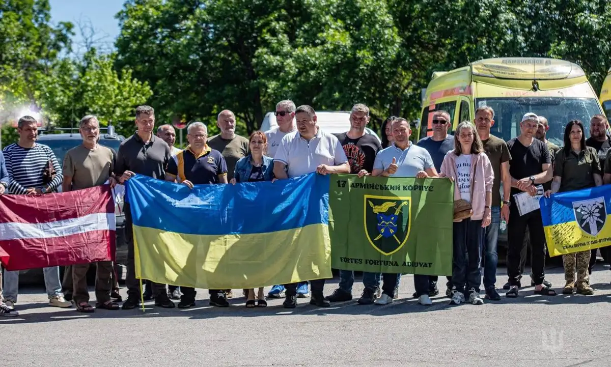 Civinity Group ziedojusi transportlīdzekļus Ukrainas atbalstam; viens jau nodots armijai