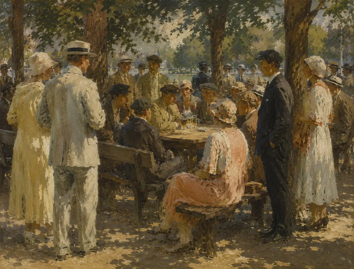 Гуляния в Свином саду: картинки из жизни Риги 1920-х