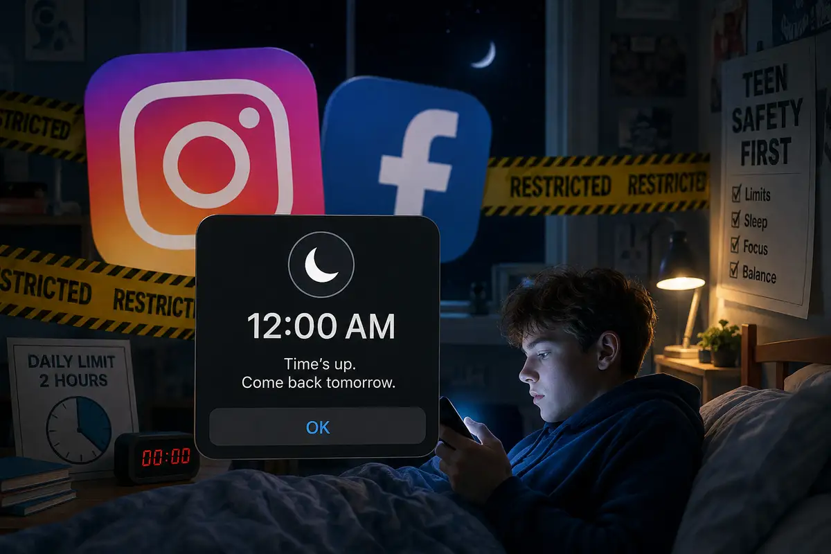 Meta заплатит до 17 млрд долларов и введёт интернет-комендантский час в Instagram