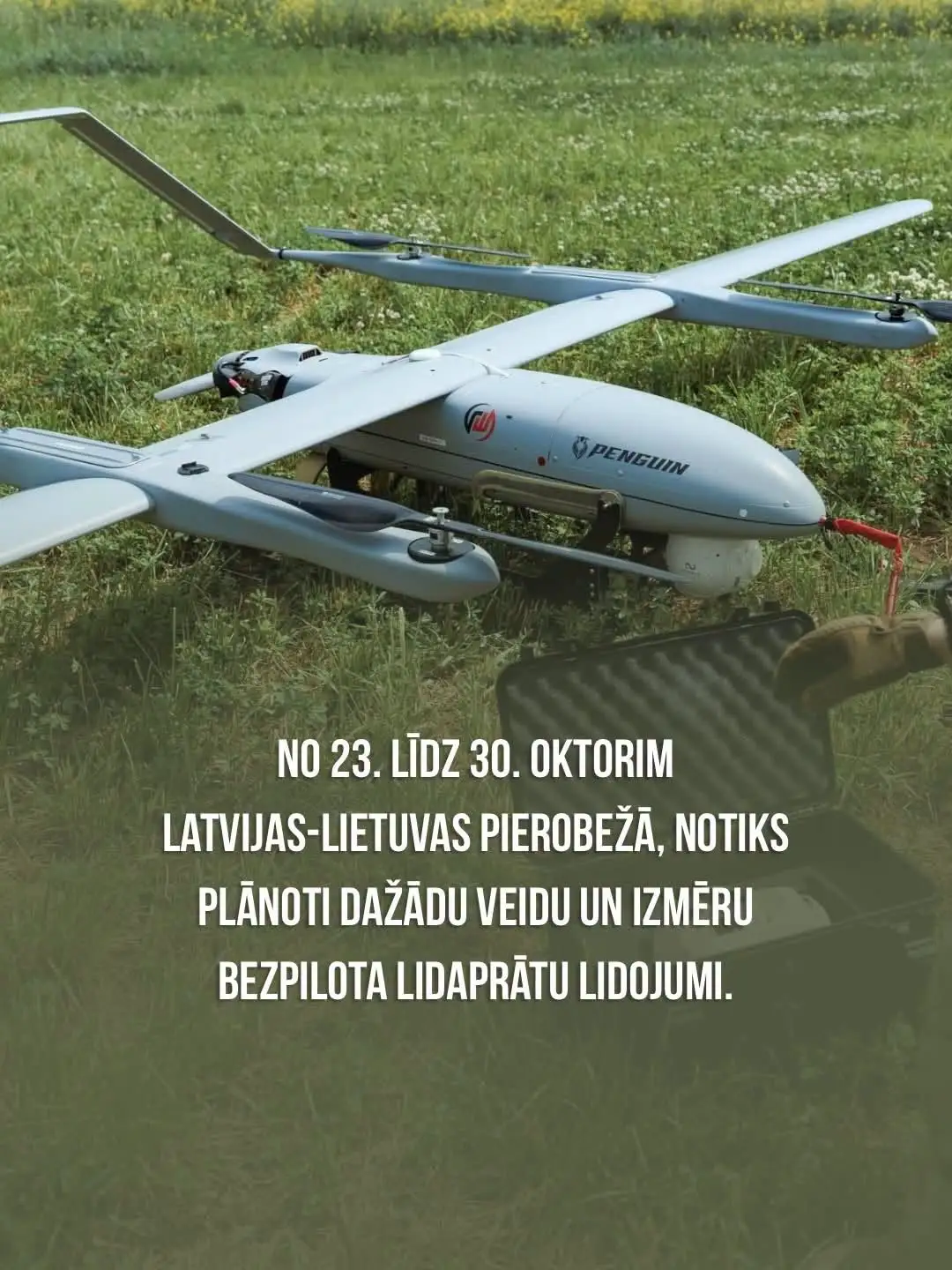 Над приграничьем появятся военные дроны. Армия просит жителей не паниковать