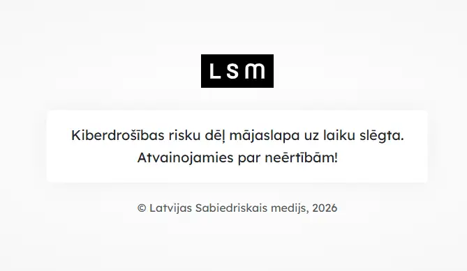 Госпортал LSM приостановил работу: риски кибербезопасности!