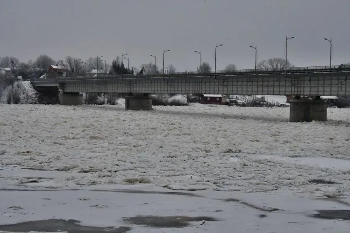 Уровень воды в Даугаве на территории Екабпилса повысился примерно на метр